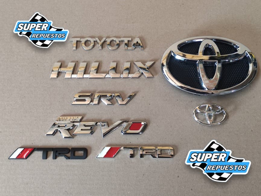 Hilux Letras Emblemas 2016 al 2023