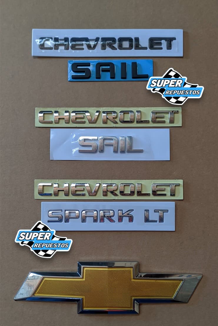 Chevrolet Letras Emblemas