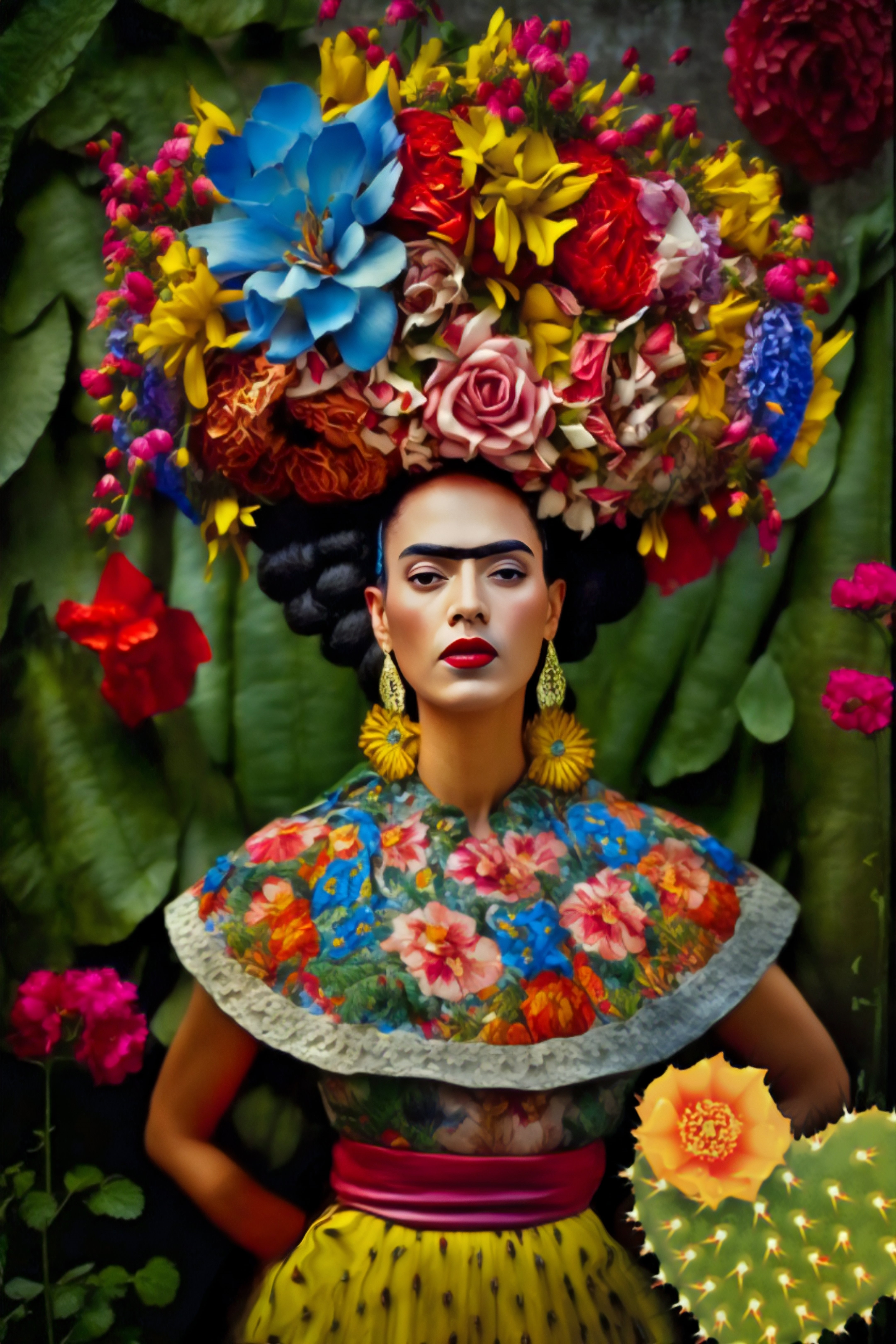 Florales Kopfschmuck-Bouquet