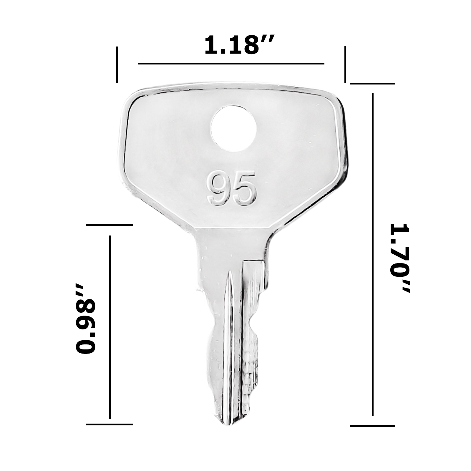 10PCS Equipment Keys Linde 802, Fit Linde Forklift E16 L12, 0039730404, 7915492618 Fit 1151 1152 1158 131 Pallet Truck T16 T18 T20 T30 & 372 Stacker L14 L16