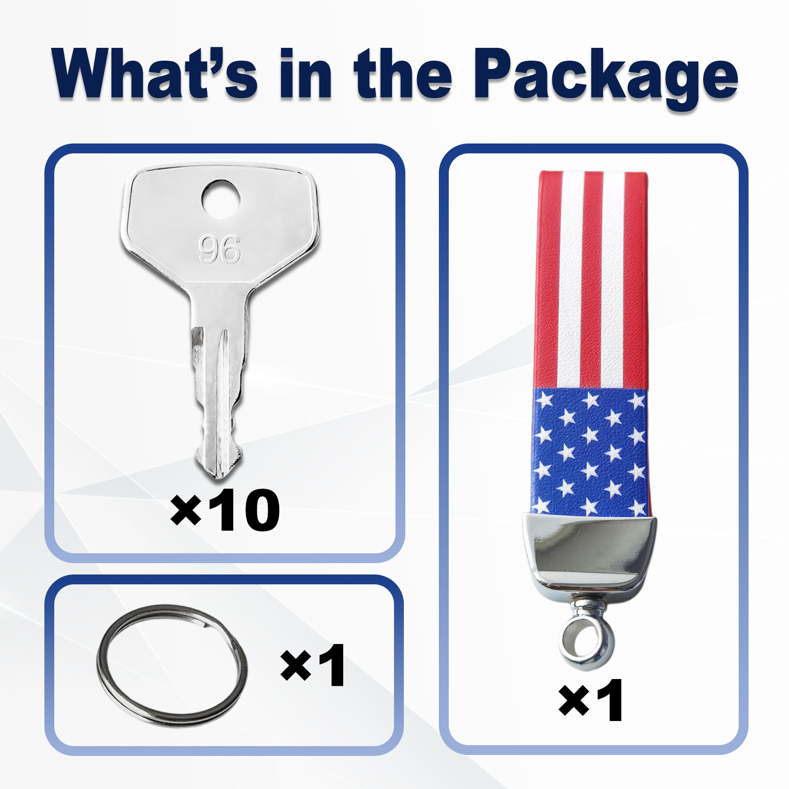 10PCS Equipment Keys Linde 702, Fit Linde Forklifts, Jungheinrich Part Number 28520490, Also Fit Komatsu Forklift