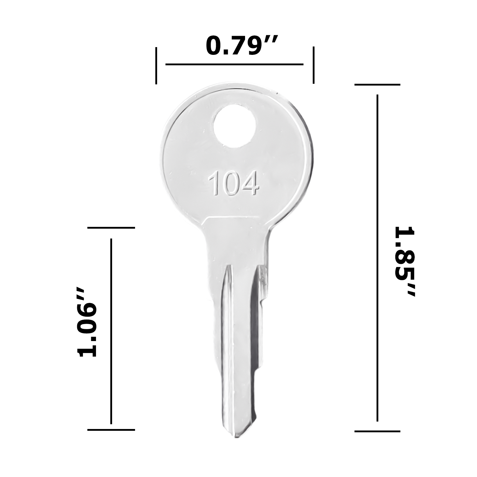 10PCS Equipment Keys Terex WA05, Fit Terex Equipment Ignition Start Keys, Part Number 0715271320