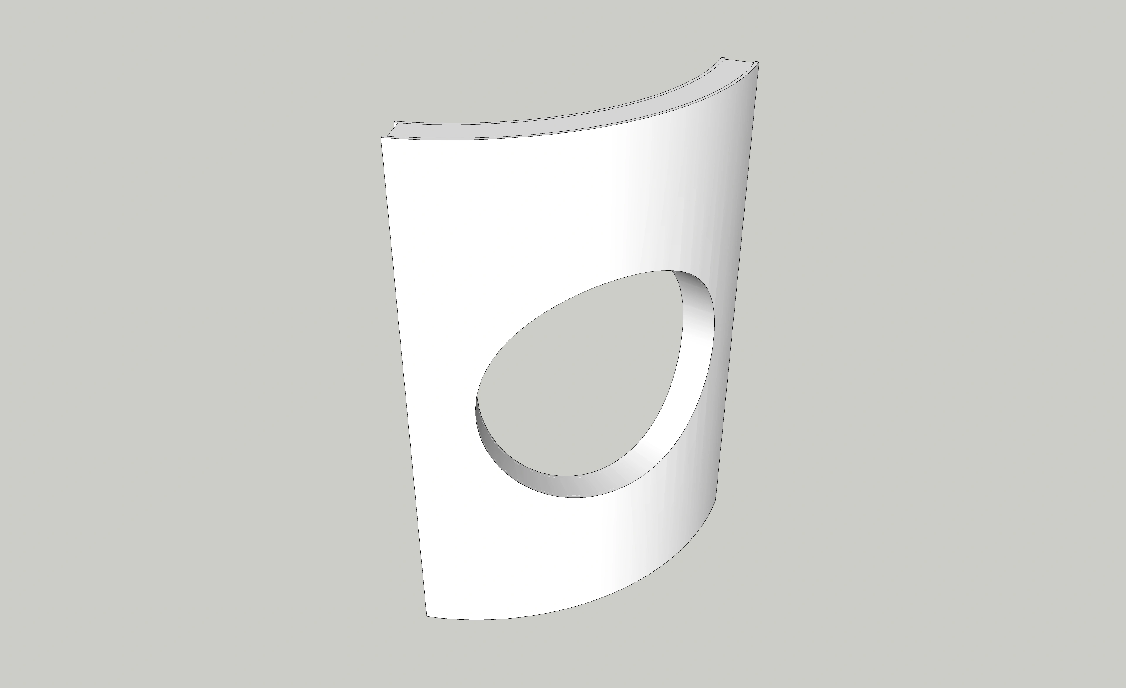 Modern Interior Partition Wall 3D Model | SketchUp 2018