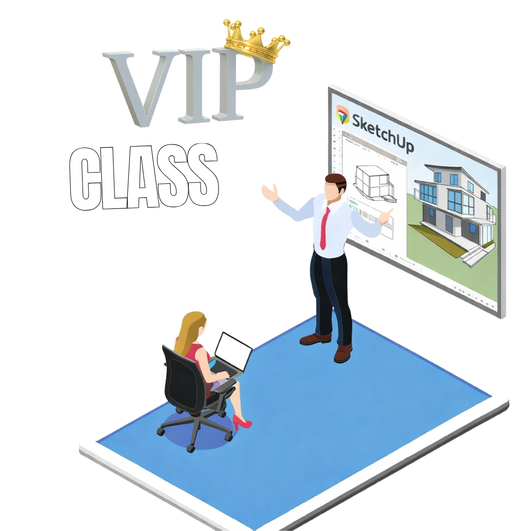 Online SketchUp Course – VIP Class (1 Student)