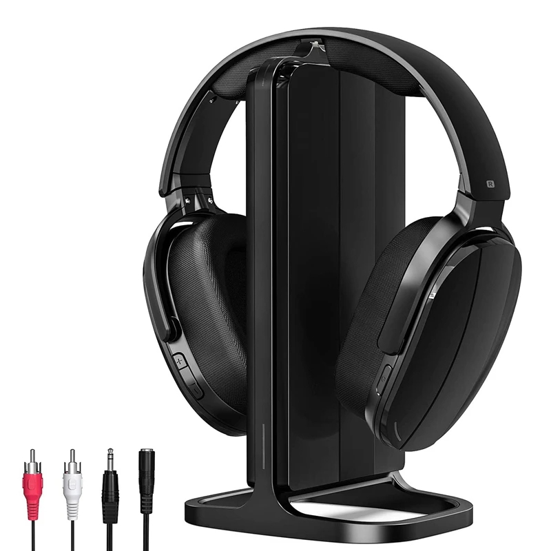 Großhandels preis 2,4 GHz RF 100ft Wireless TV-Kopfhörer Over Ear Stereo-Headset Wireless Wiederauf lad bares Dock