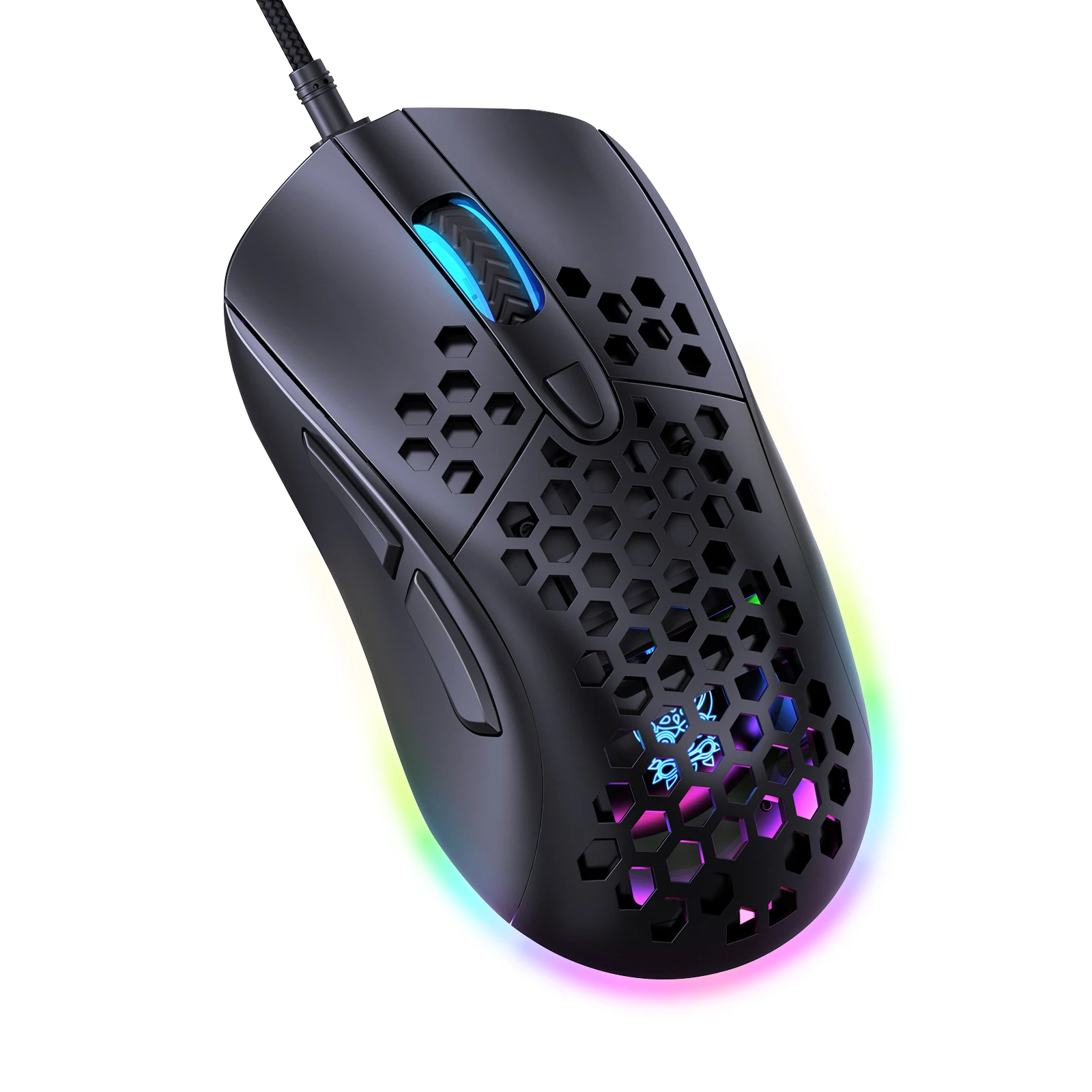 Razer Wired Gaming Mouse RGB Großhandel Hersteller 100ips Schwarz USB Optisch USB 2.0 8-Tasten-Gaming-Maus Maus Xl Keine LED 1,50 m