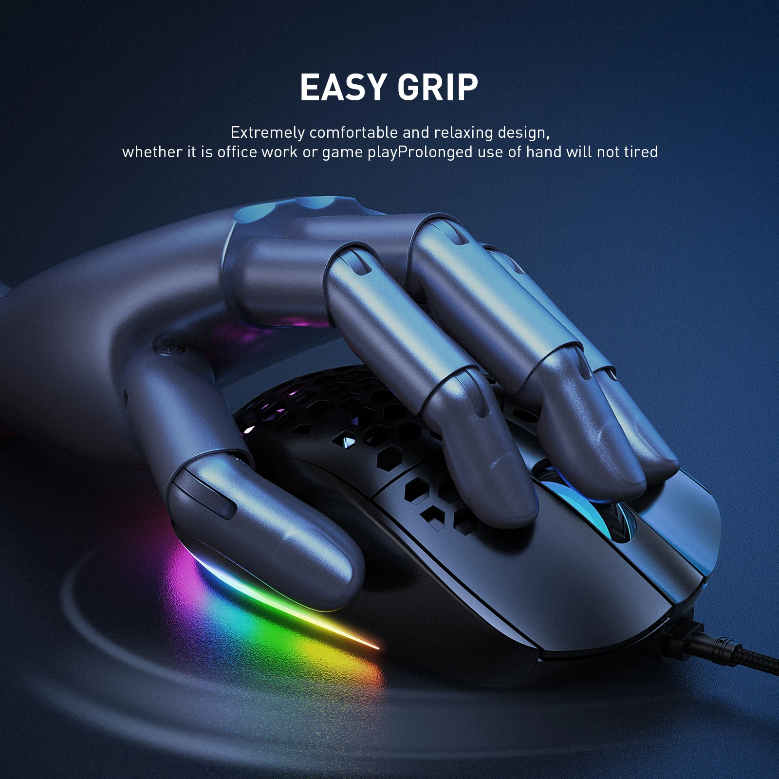 Razer Wired Gaming Mouse RGB Großhandel Hersteller 100ips Schwarz USB Optisch USB 2.0 8-Tasten-Gaming-Maus Maus Xl Keine LED 1,50 m