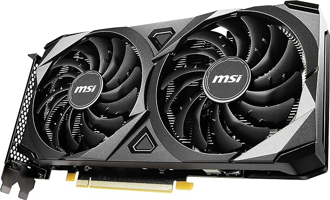 MSI GeForce RTX 3060 VENTUS 2X 12G OC, Gaming Grafikkarte - NVIDIA RTX 3060, 12GB GDDR6 Speicher, 192-bit, 15 Gbps