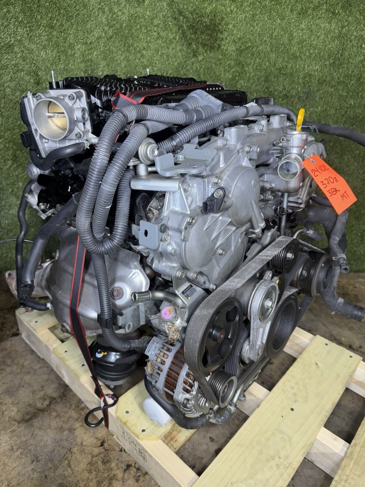 Nissan 370Z VQ37VHR ENGINE MOTOR BLOCK 3.7L V6 RWD OEM 38k MANUAL G37