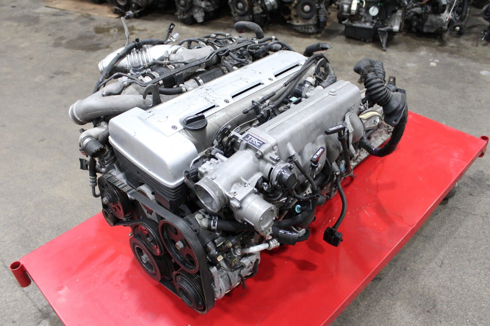 2JZGTE TOYOTA TWIN TURBO JDM ENGINE ARISTO SUPRA 2JZ MOTOR TRANS 6CYLINDER