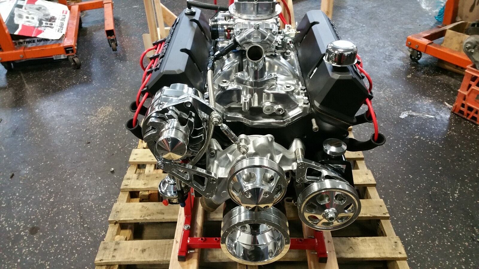 CHEVY 383 CID 420+HP CUSTOM CRATE ENGINE TURN KEY DYNO TEST 2 YEAR WARRANTY