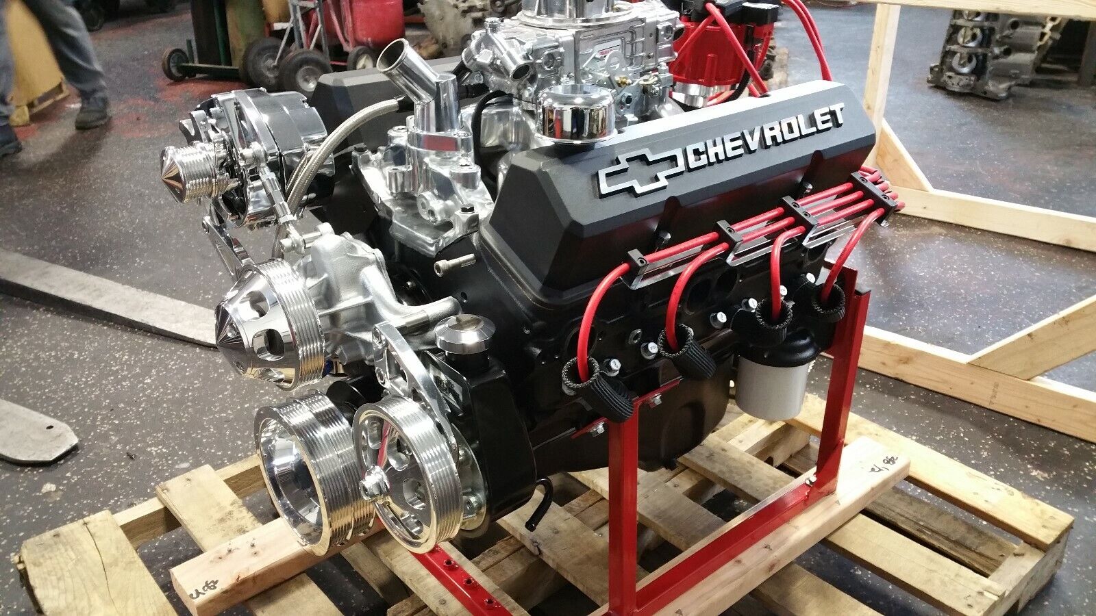 CHEVY 383 CID 420+HP CUSTOM CRATE ENGINE TURN KEY DYNO TEST 2 YEAR WARRANTY
