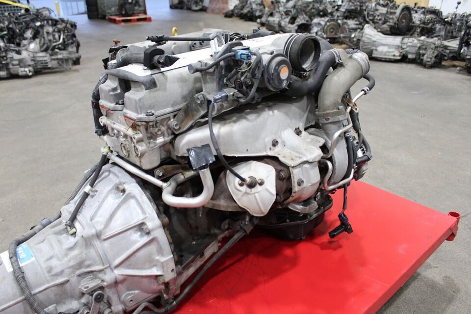 JDM TOYOTA 1JZGTE VVTI 2.5L TURBO MOTOR 1JZ FRONT SUMP WIRING ECU TRANS