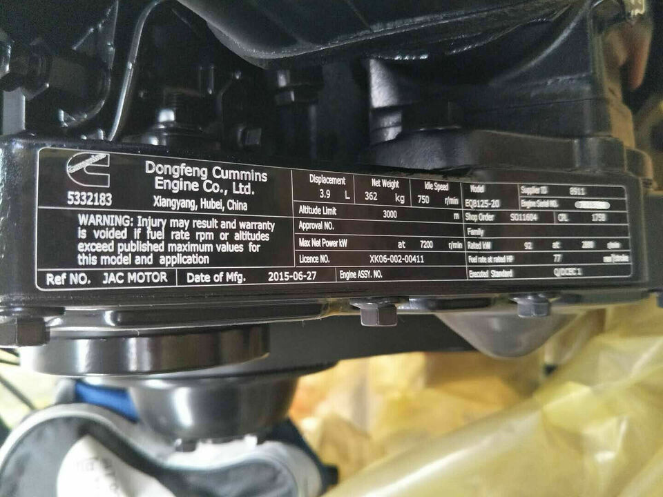 New Extended Complete Long block OEM DCEC Cummins Engine 3.9L 4BT 115 HP Bosch