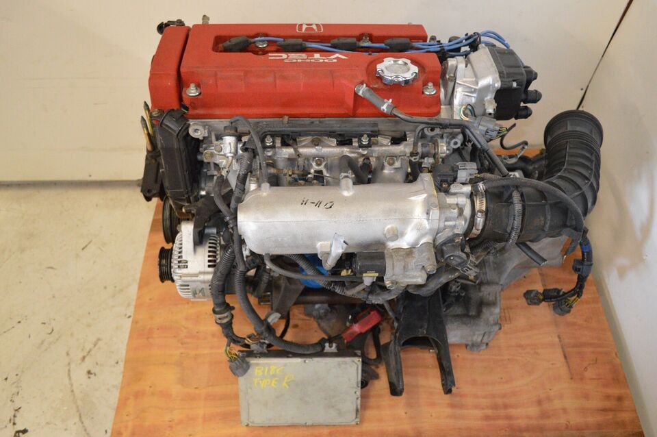 JDM B18C TYPE R COMPLETE ENGINE SWAP WITH 5-SP LSD TRANS HONDA INTEGRA 98-01 DC2