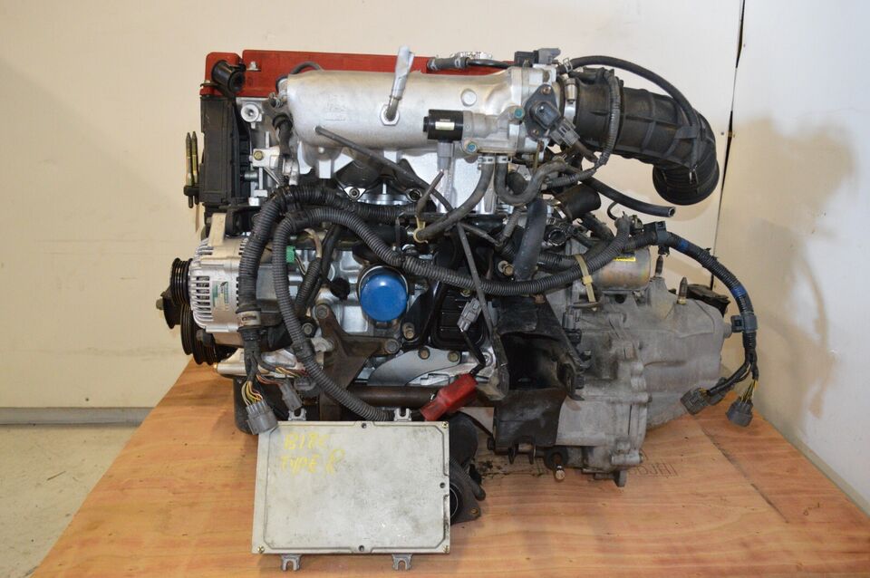 JDM B18C TYPE R COMPLETE ENGINE SWAP WITH 5-SP LSD TRANS HONDA INTEGRA 98-01 DC2