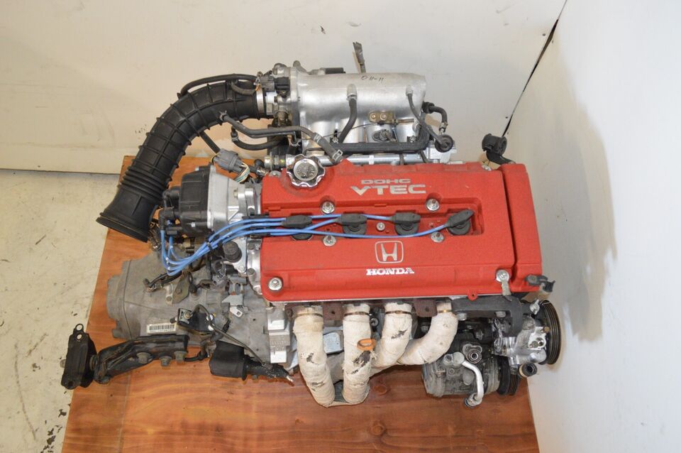 JDM B18C TYPE R COMPLETE ENGINE SWAP WITH 5-SP LSD TRANS HONDA INTEGRA 98-01 DC2