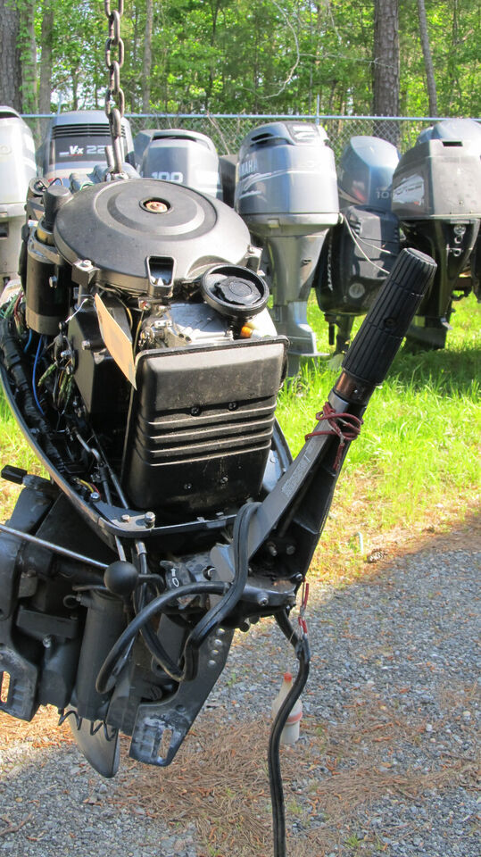 50HP Yamaha Outboard Motor w tiller Arm 20 Shaft 120 120 120 PSI