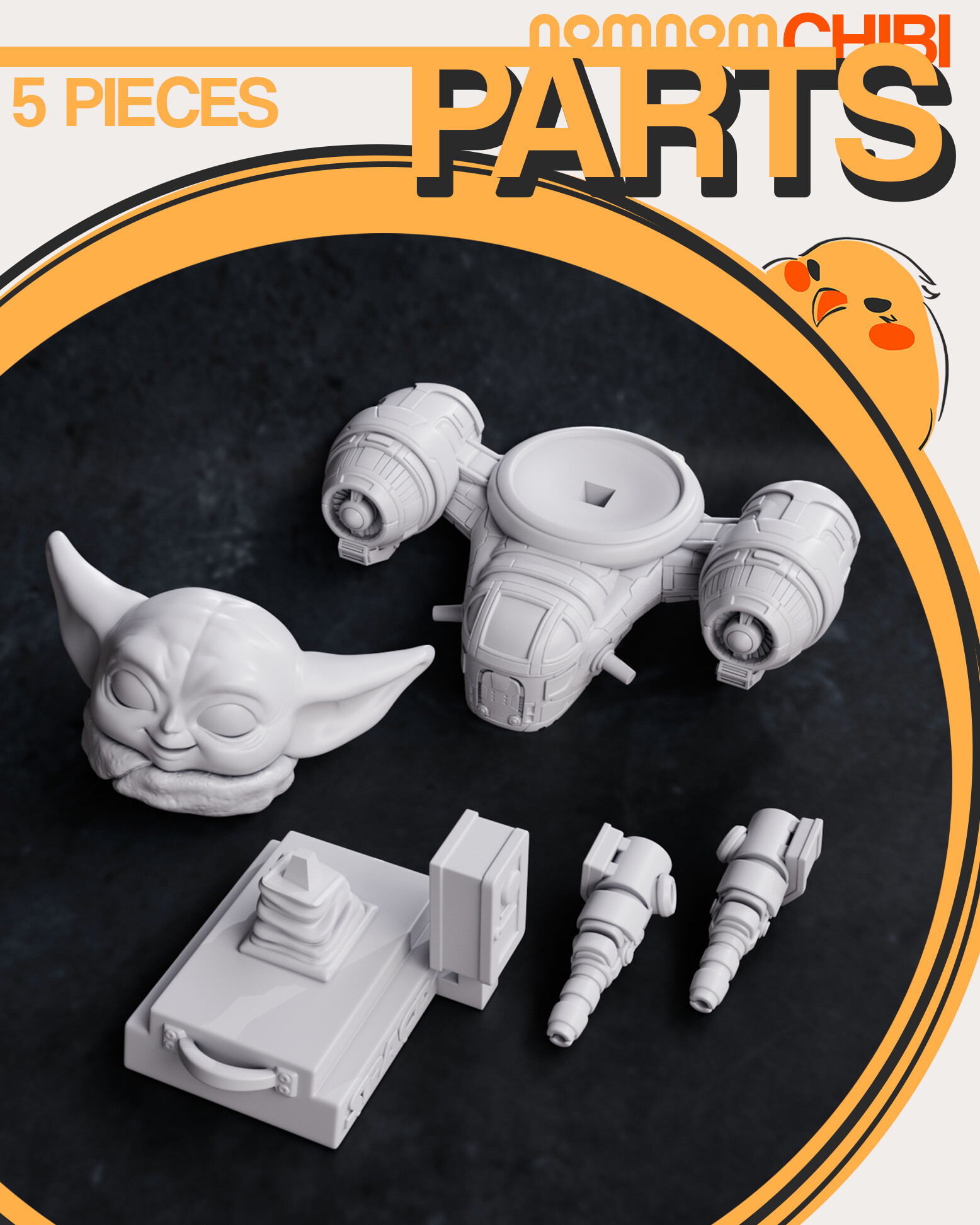 Chibi Grogu - Mandalorian