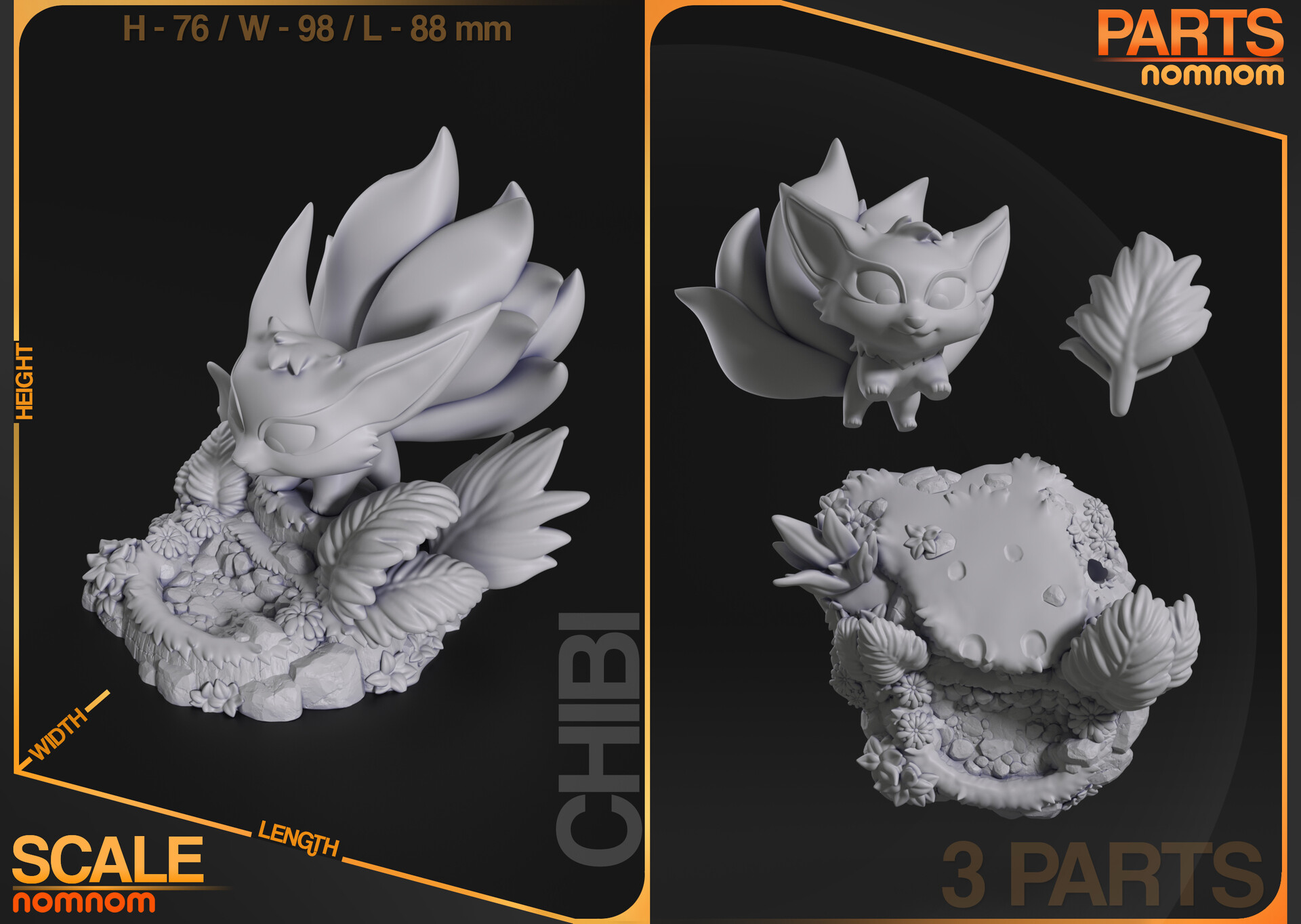 Chibi Kurama - Naruto