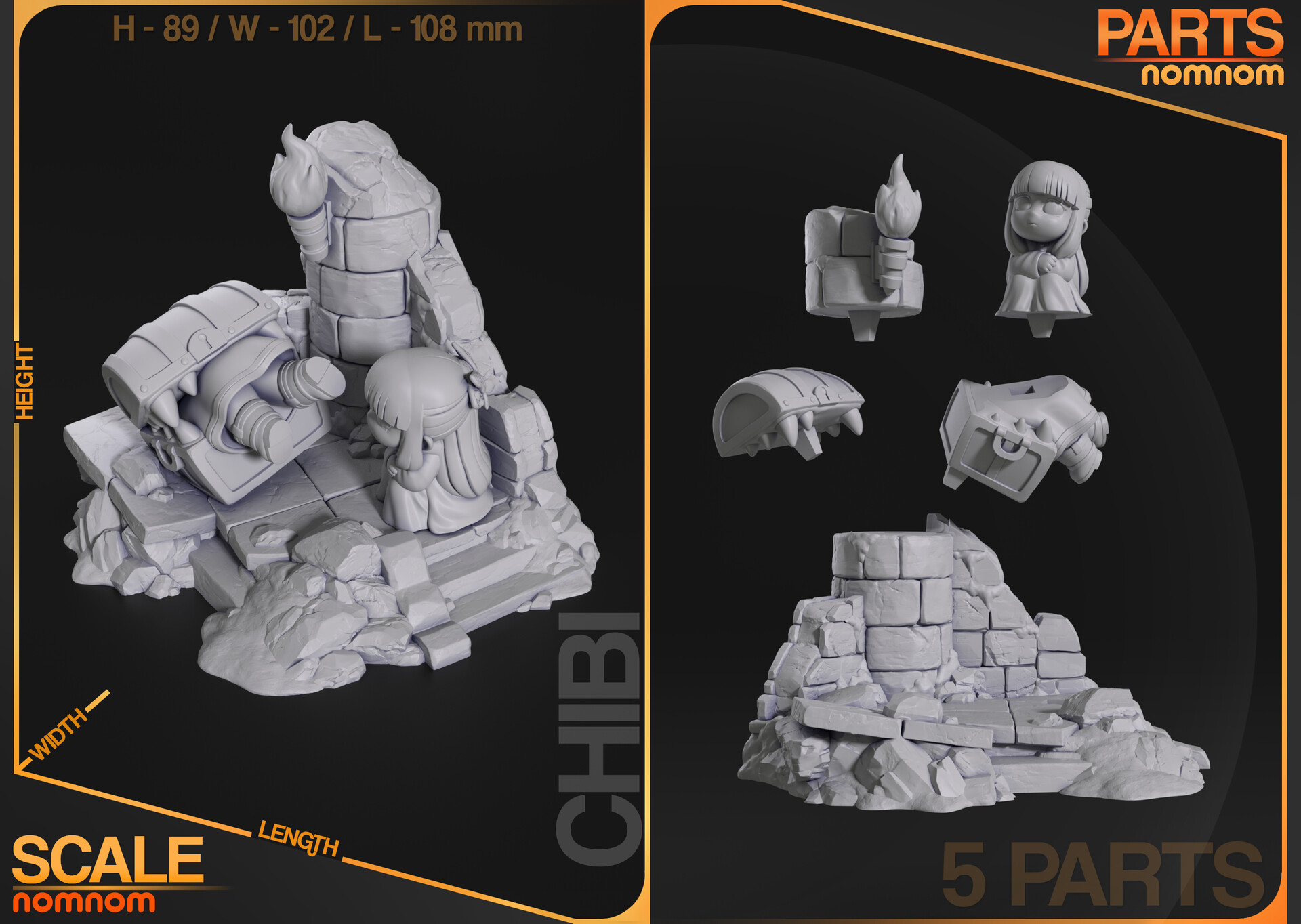 Chibi Mimic Chest x Frieren