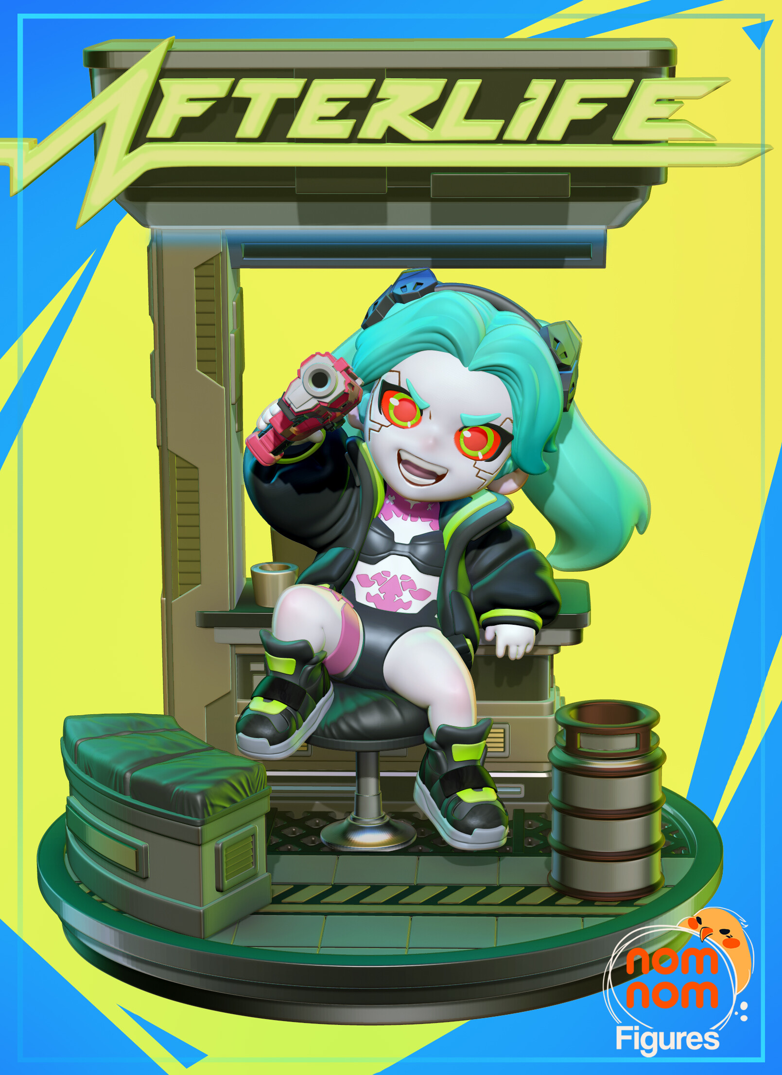 Chibi Rebecca - Cyberpunk Edgerunners