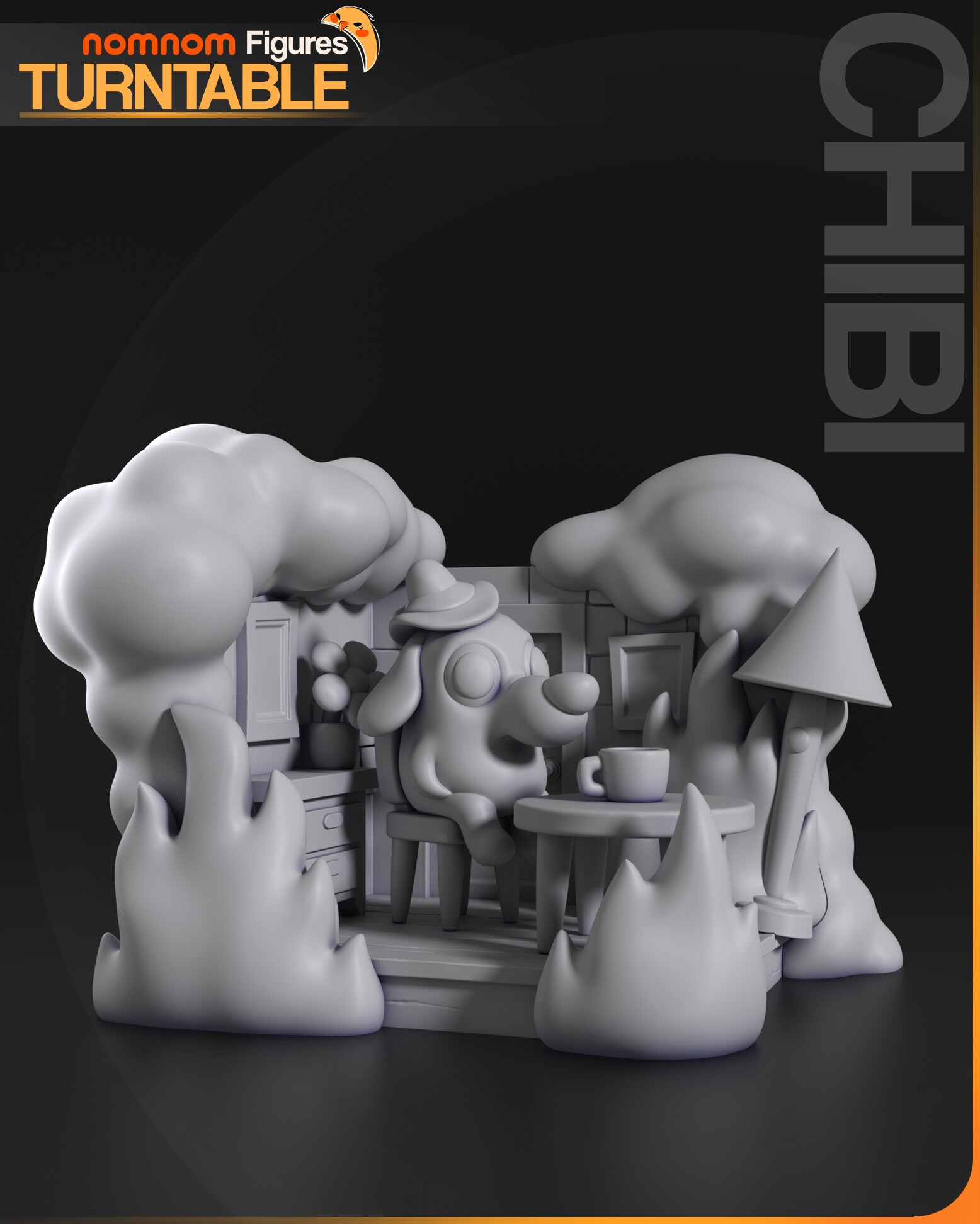 Chibi This is Fine Meme