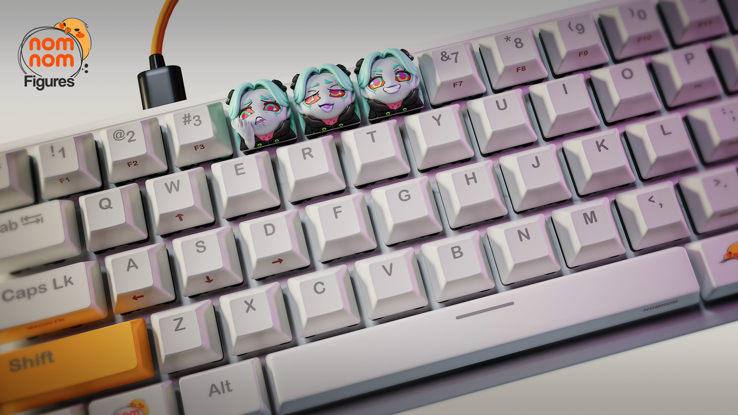 Keycaps Rebecca - Cyberpunk