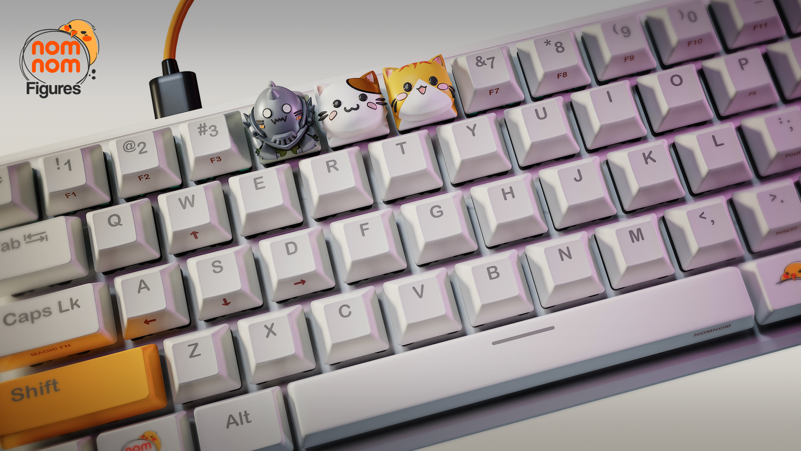Keycaps Alphonse and Cats