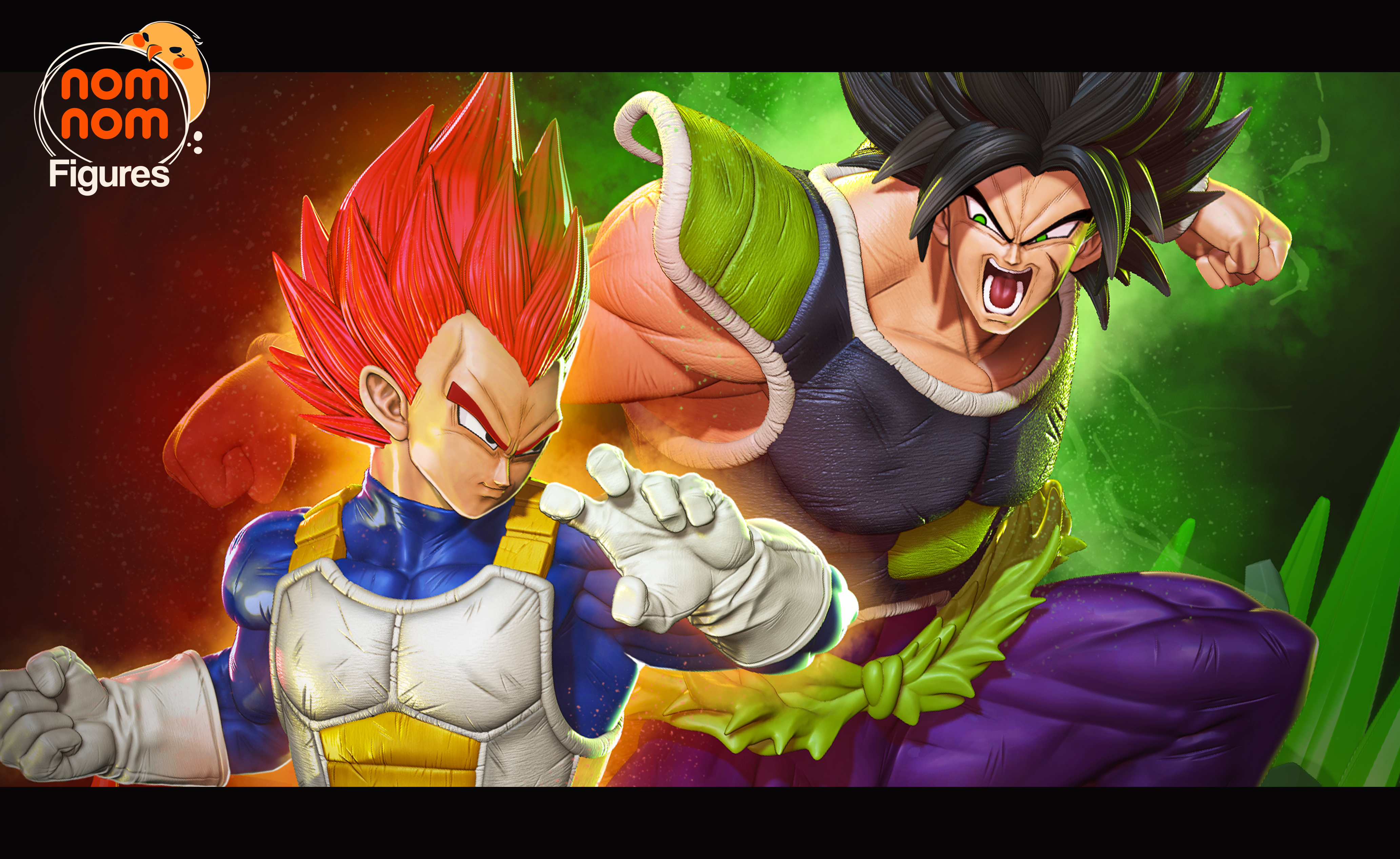 Vegeta vs Broly - Dragonball Z
