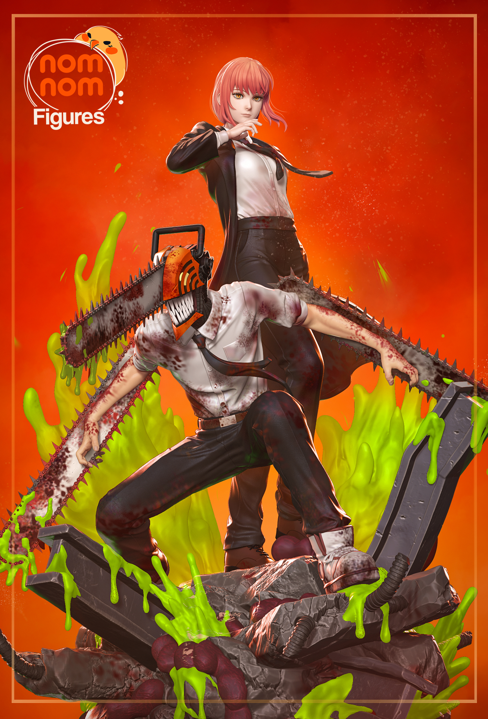 Makima and Denji - Chainsaw Man