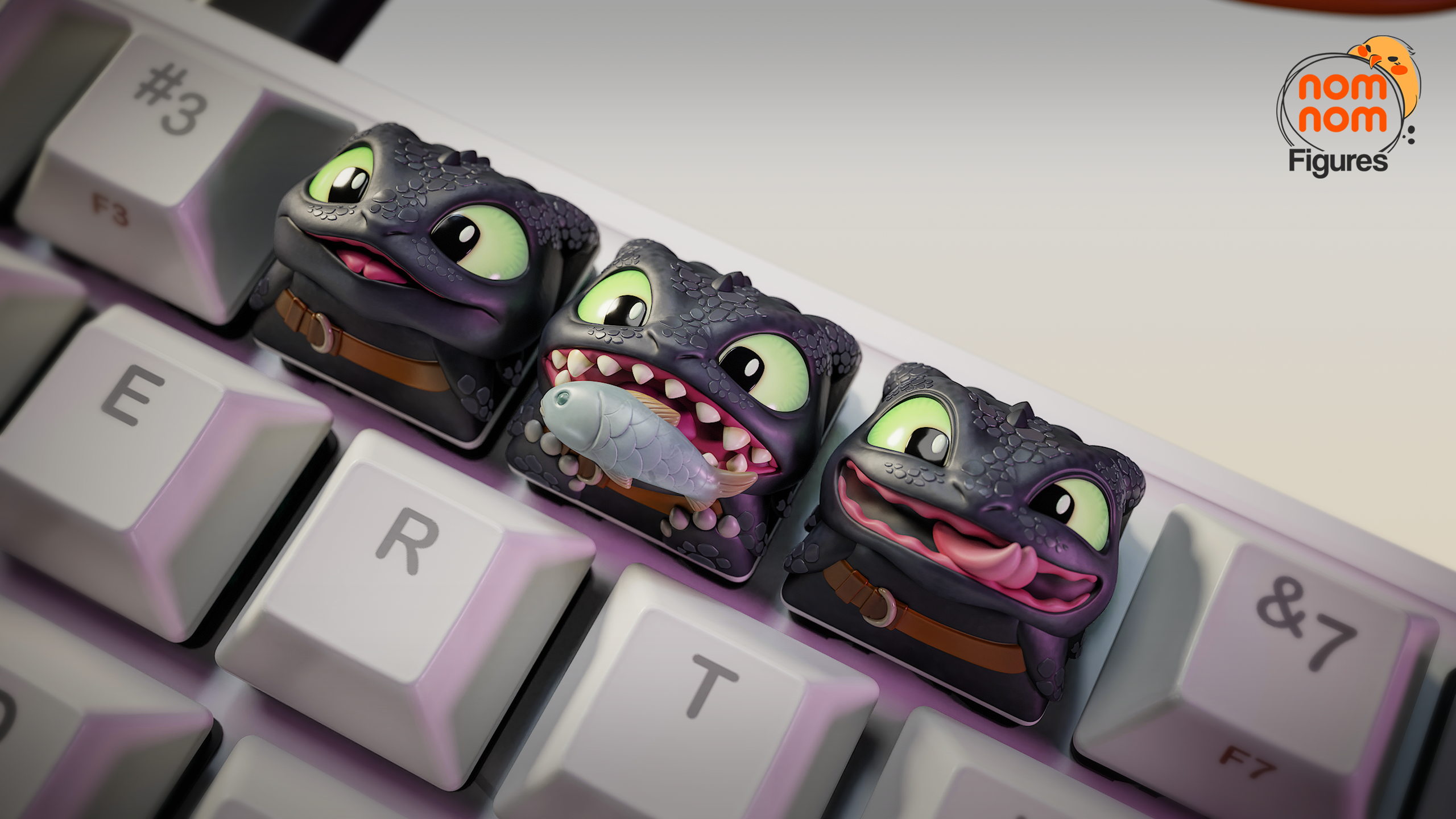Keycaps Toothless - How to Train your Dragon