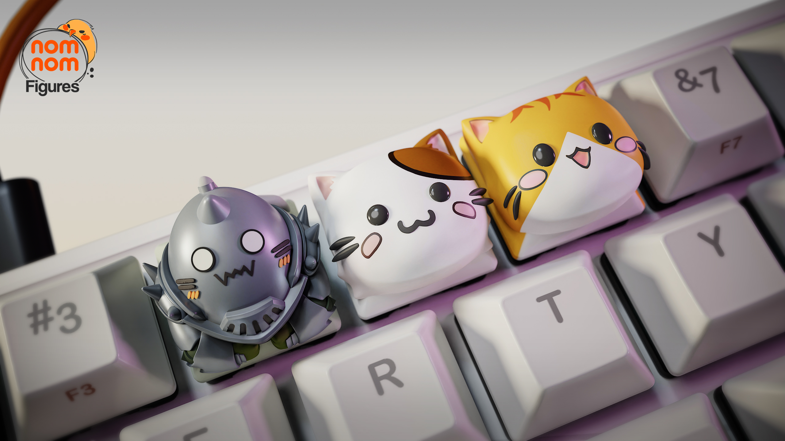 Keycaps Alphonse and Cats