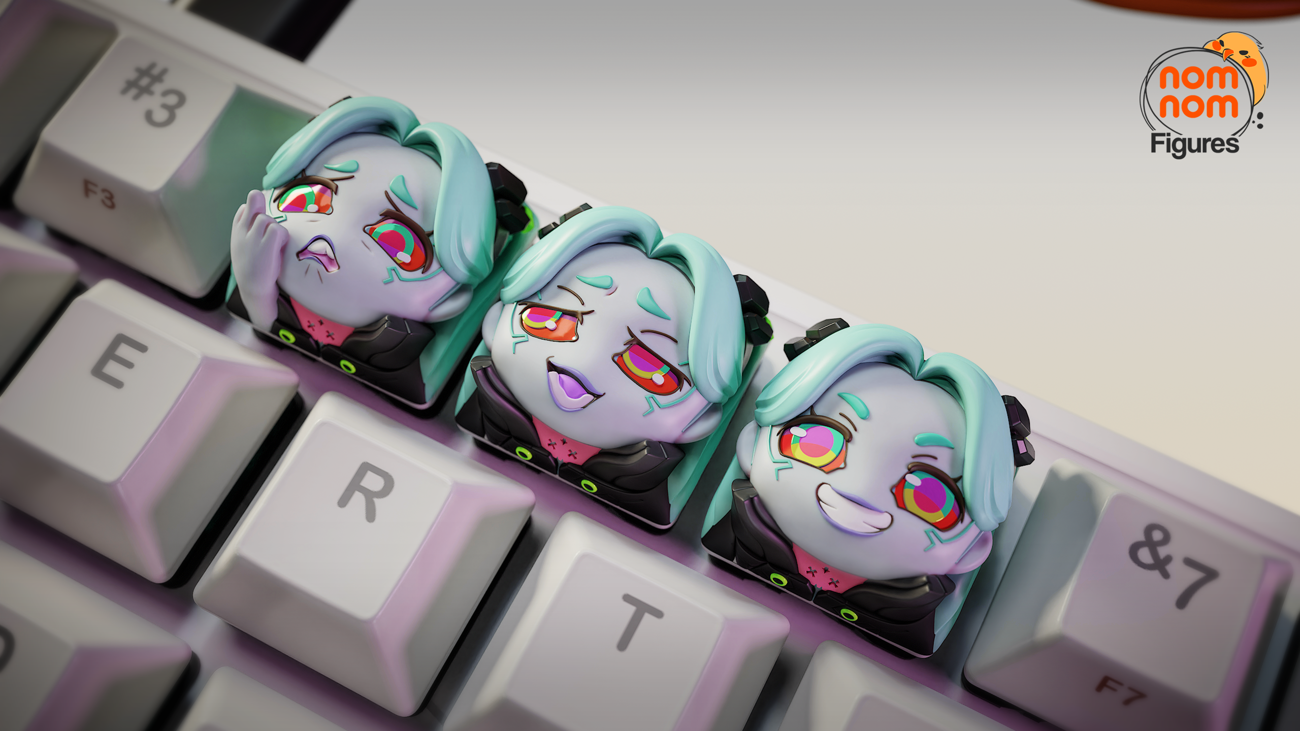 Keycaps Rebecca - Cyberpunk