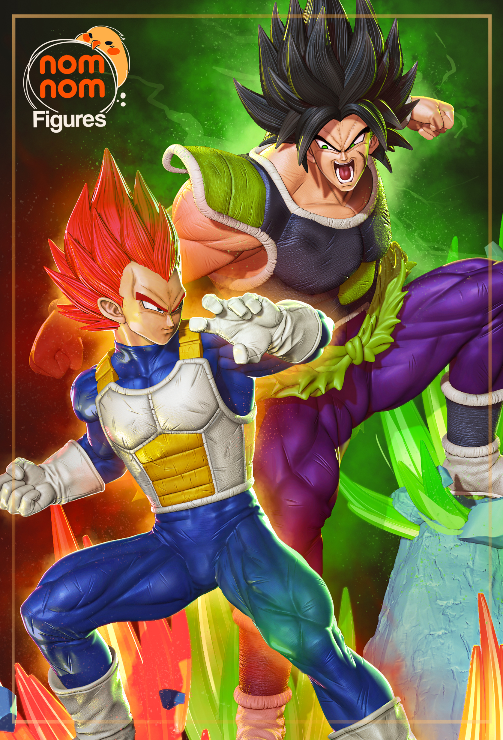 Vegeta vs Broly - Dragonball Z
