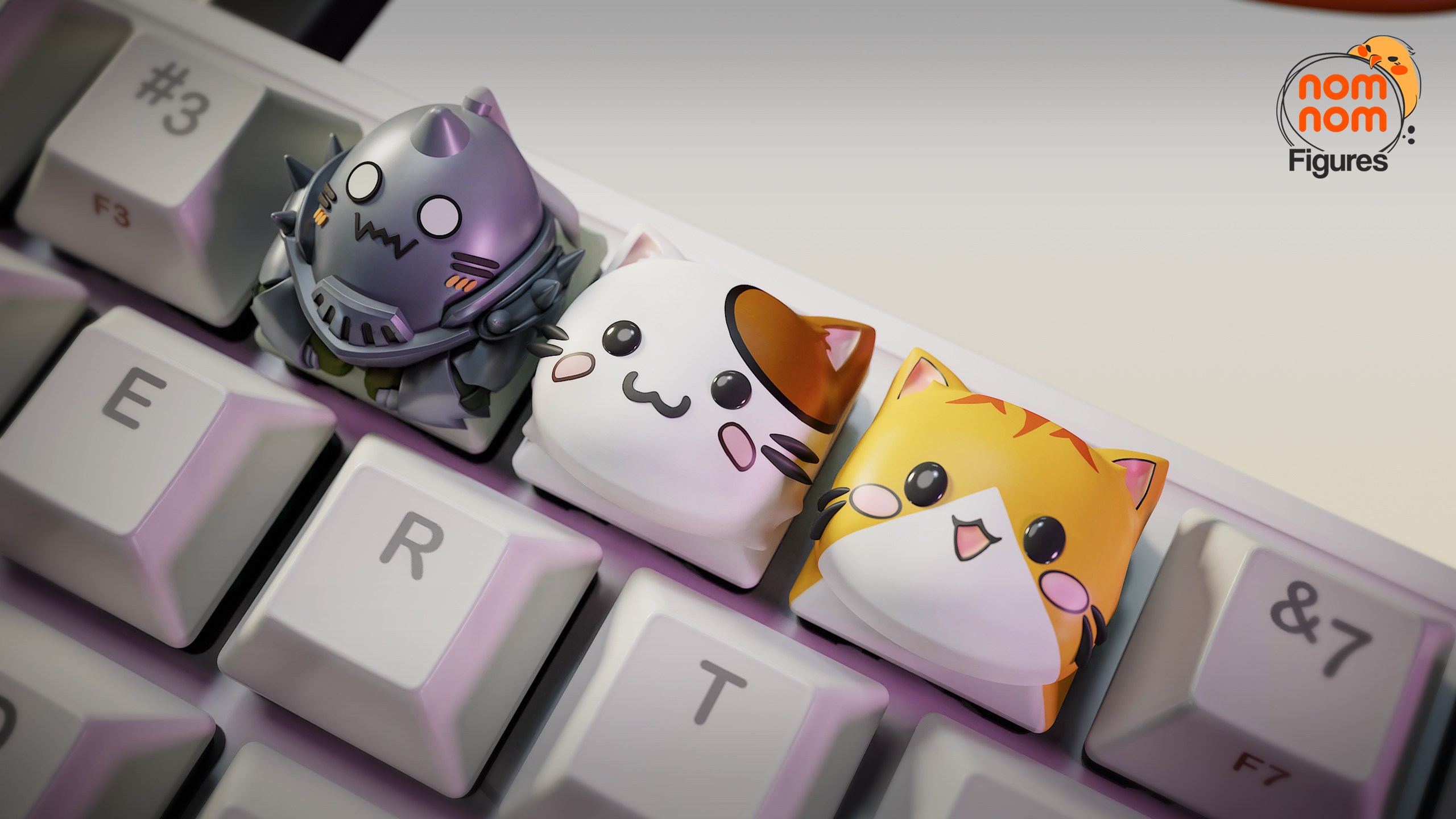 Keycaps Alphonse and Cats