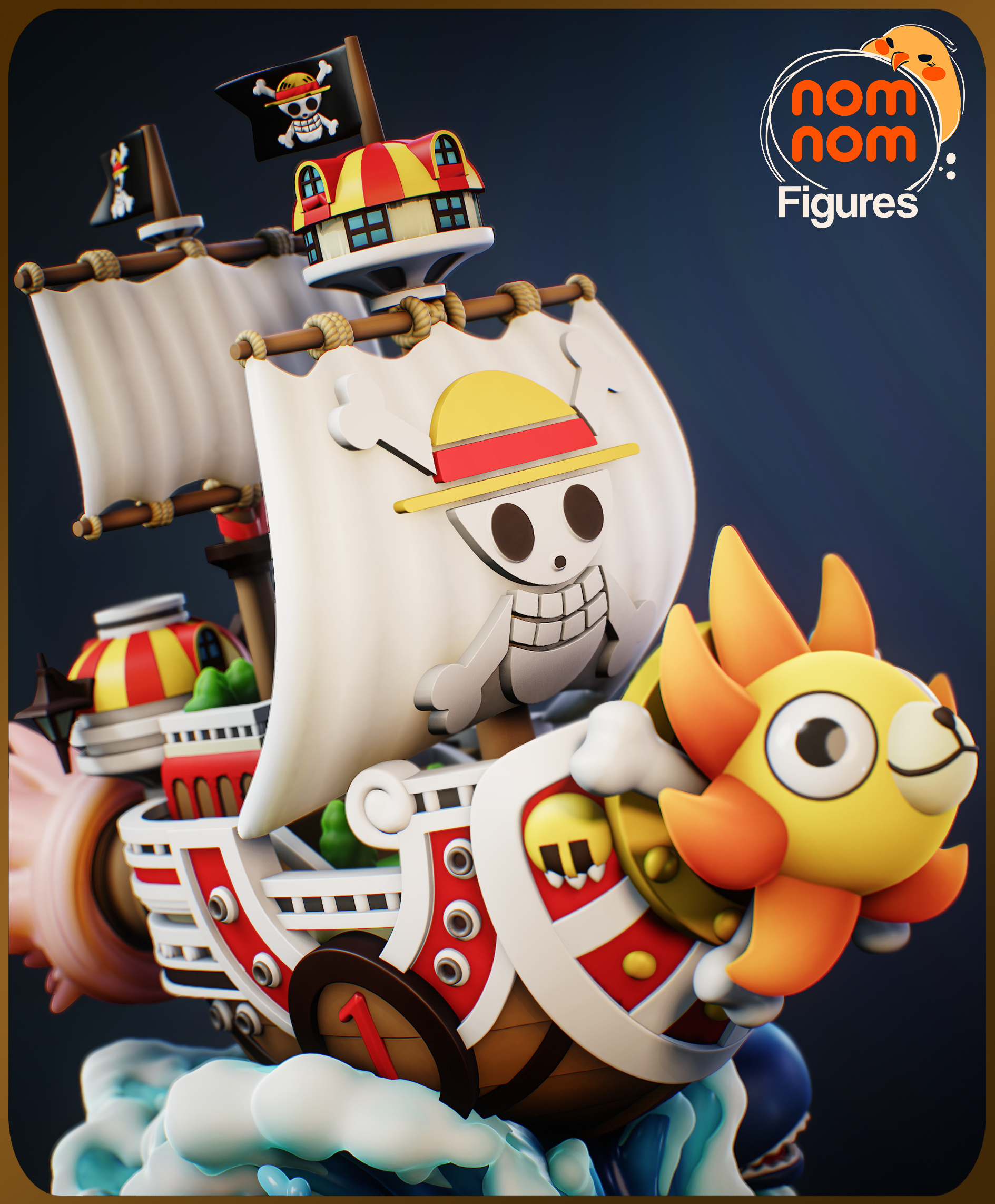 Chibi Thousand Sunny - One Piece