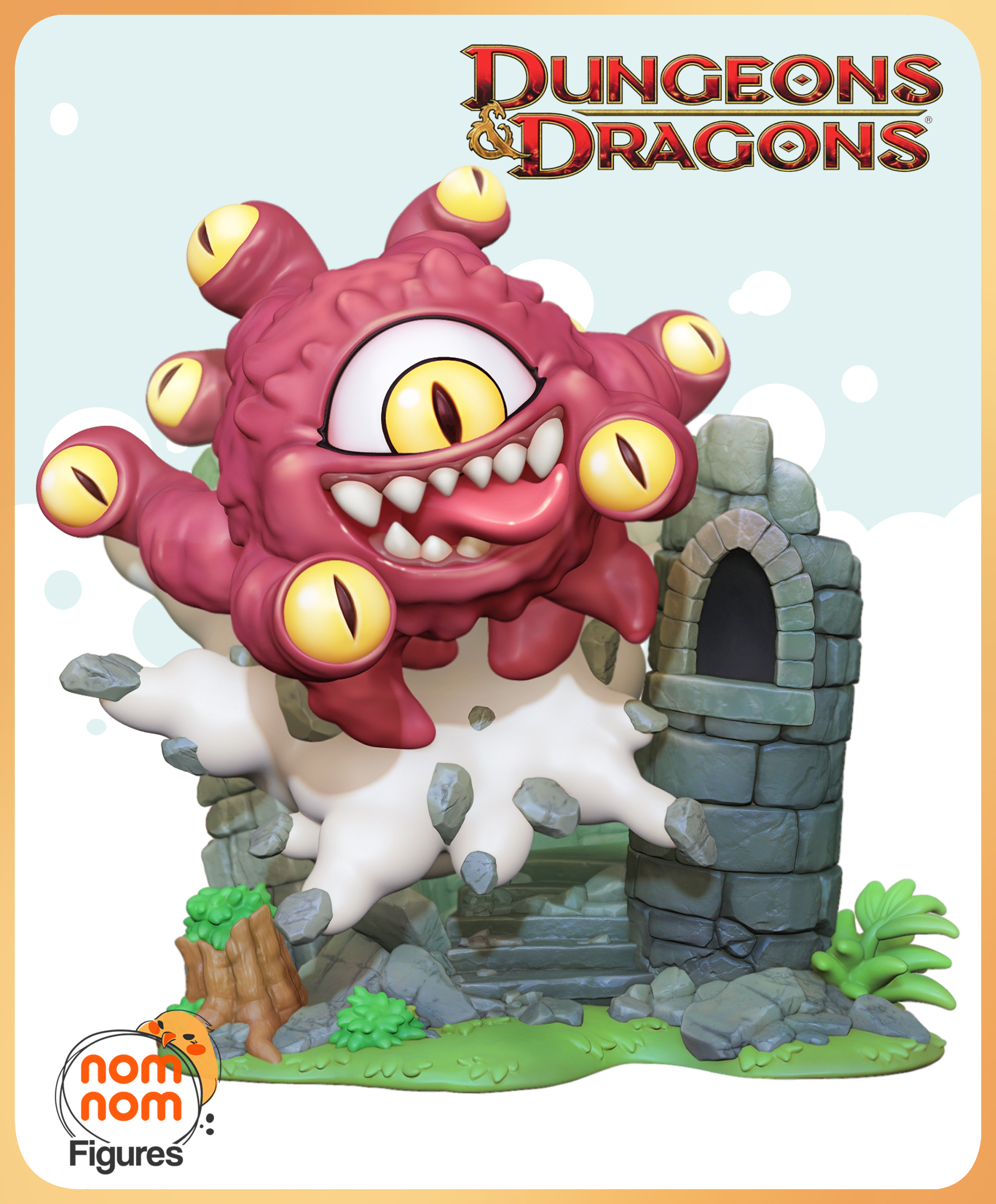 Chibi Beholder - Dungeons & Dragons