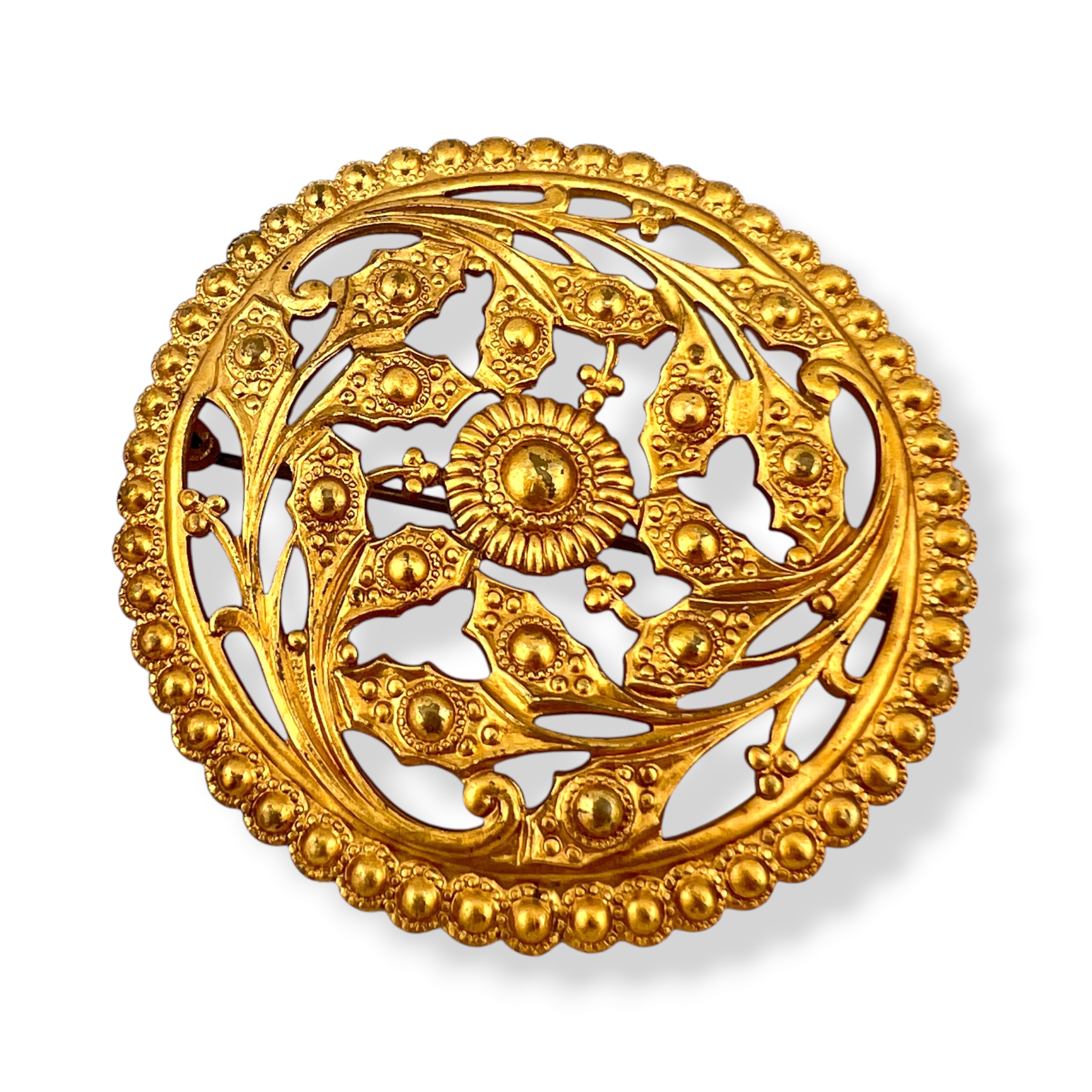 Vintažinė Art Nouveau stiliaus sagė – prancūziška elegancija ir lengvumas