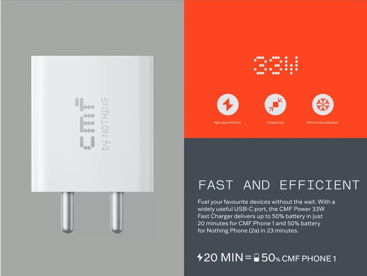 CMF by Nothing Charger 33W Type-C