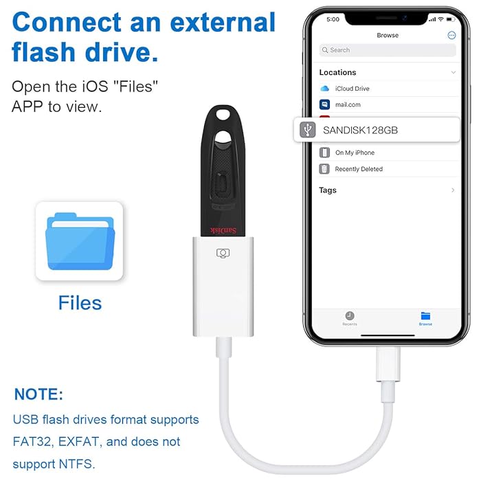 Lightning to USB Camera Adapter