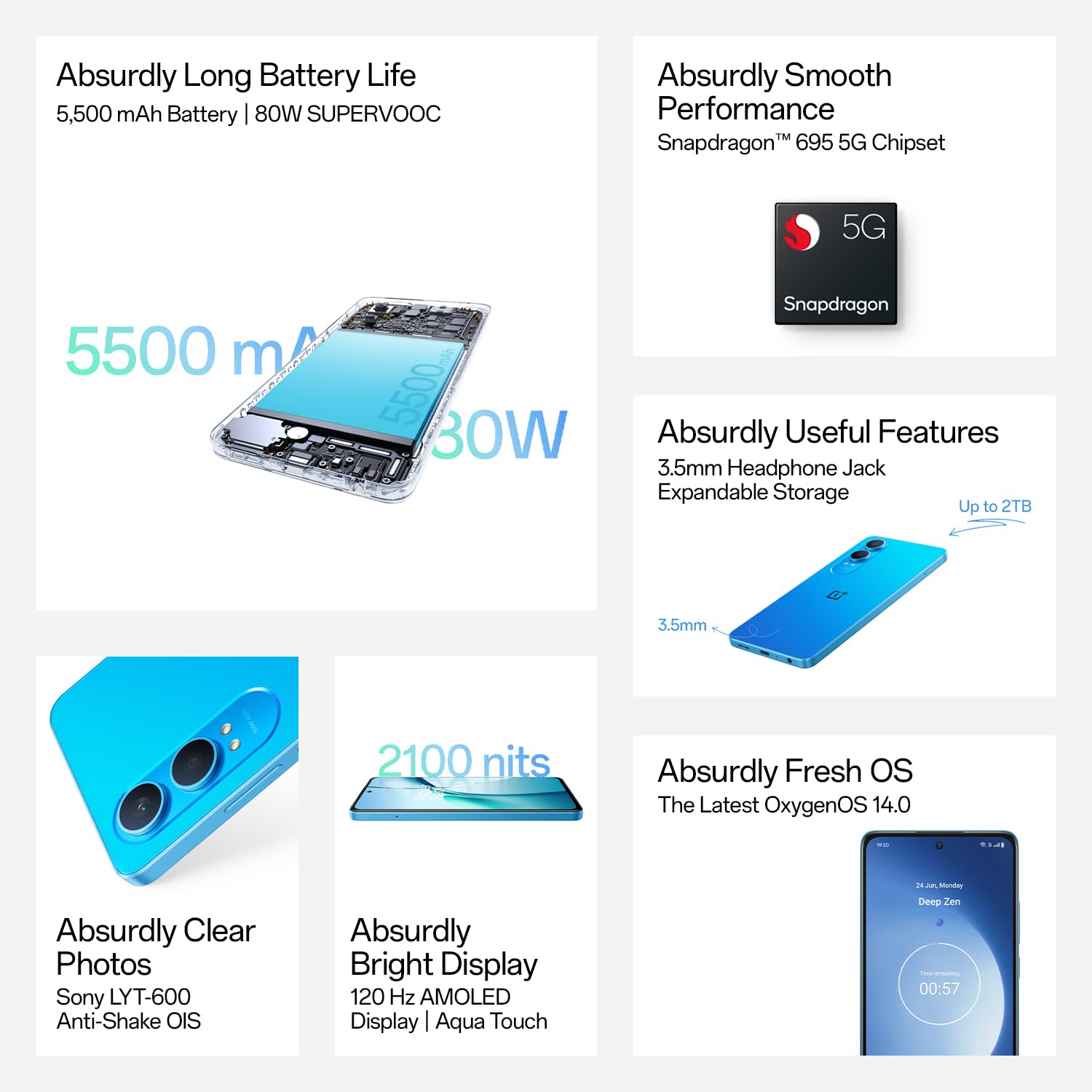 OnePlus Nord CE4 Lite 5G 128GB