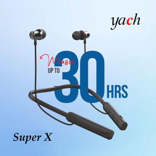 YACH Super X Neckband Black