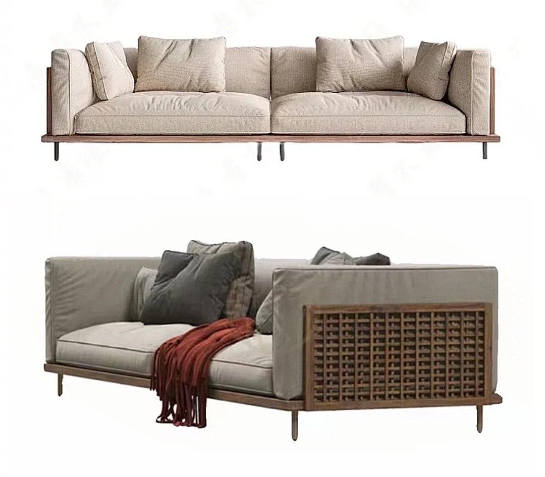 BOXI Oak Modern Sofa 