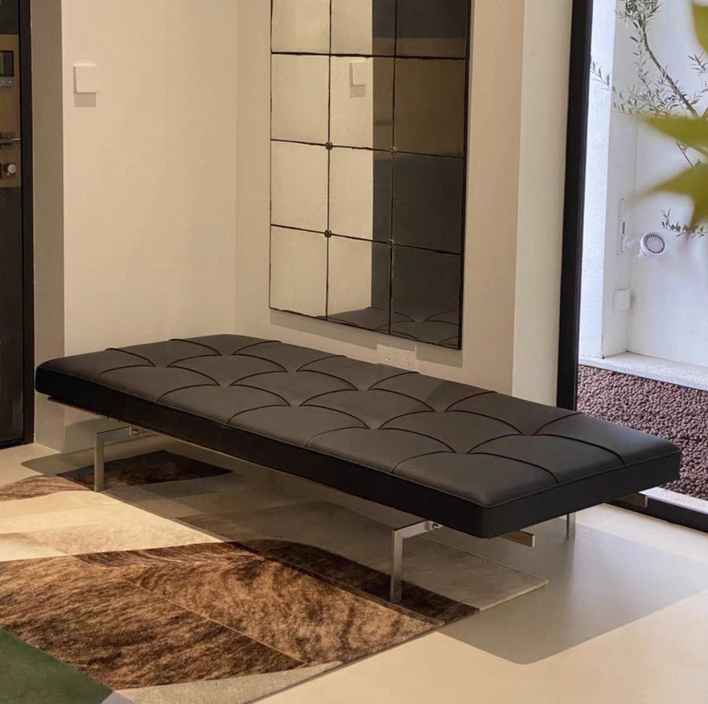 Modern PK 80 Style Leather Daybed