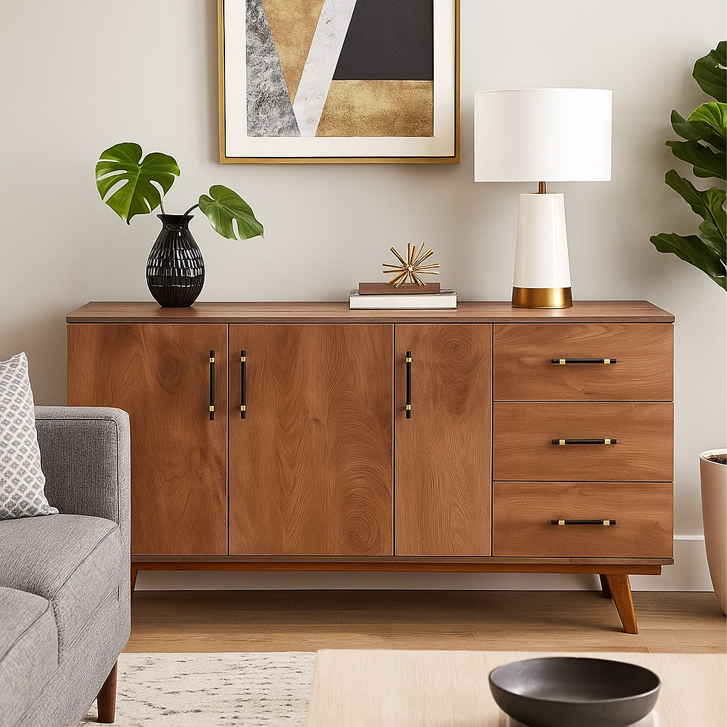 Mid-century Modern Wooden Sideboard