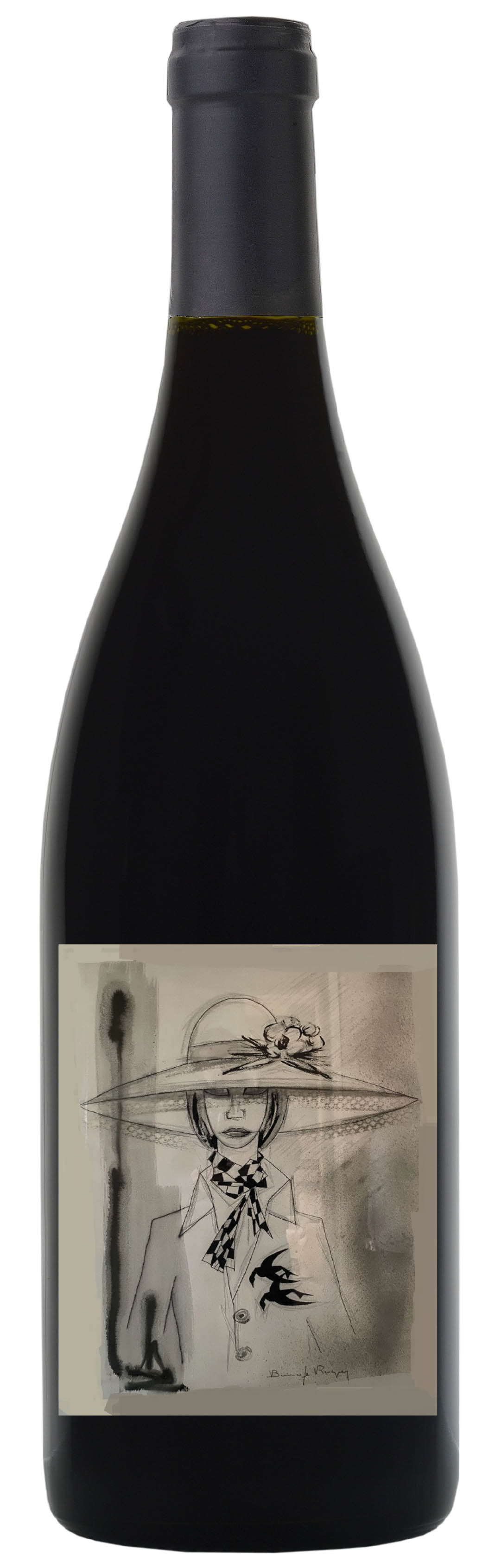 Bouteille de vin rouge