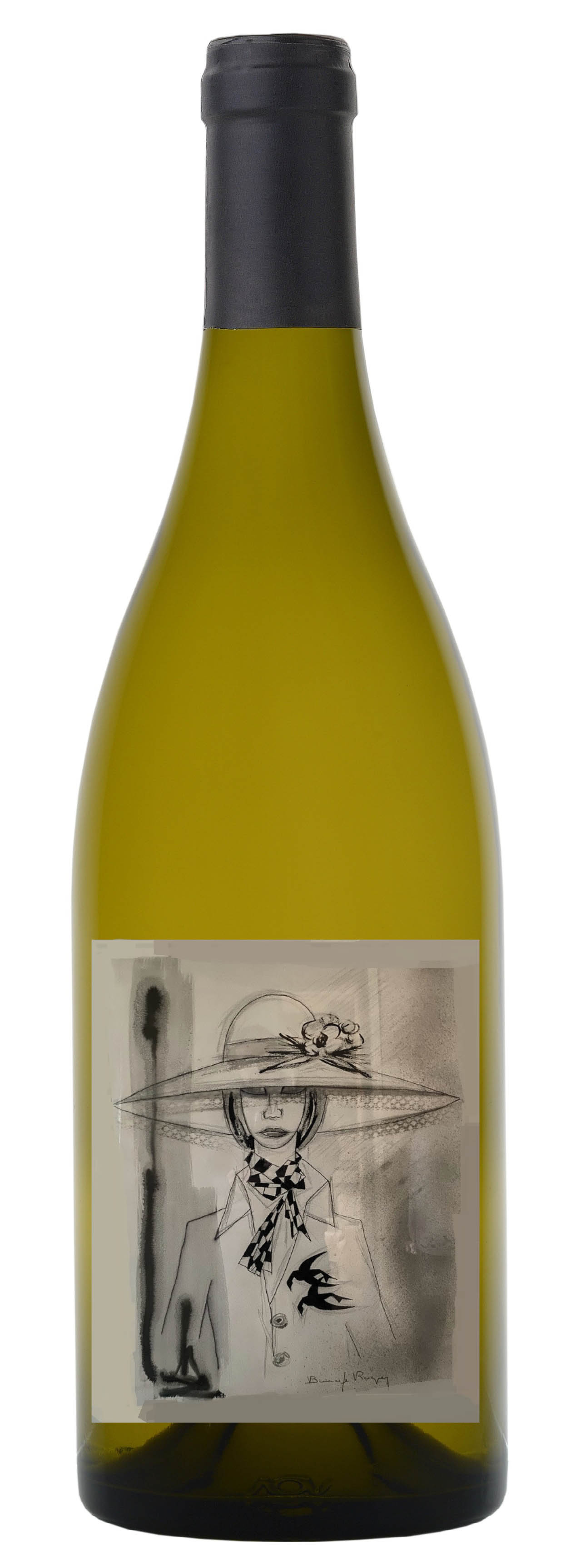 Bouteille de vin blanc