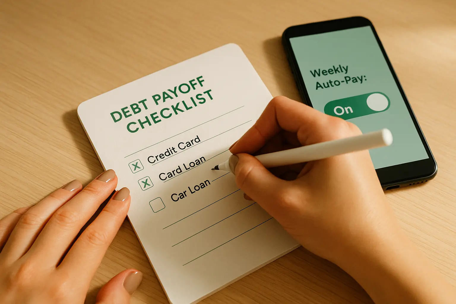 Debt Payoff Sprint (4 Weeks) | Plan, Schedule, Accountability