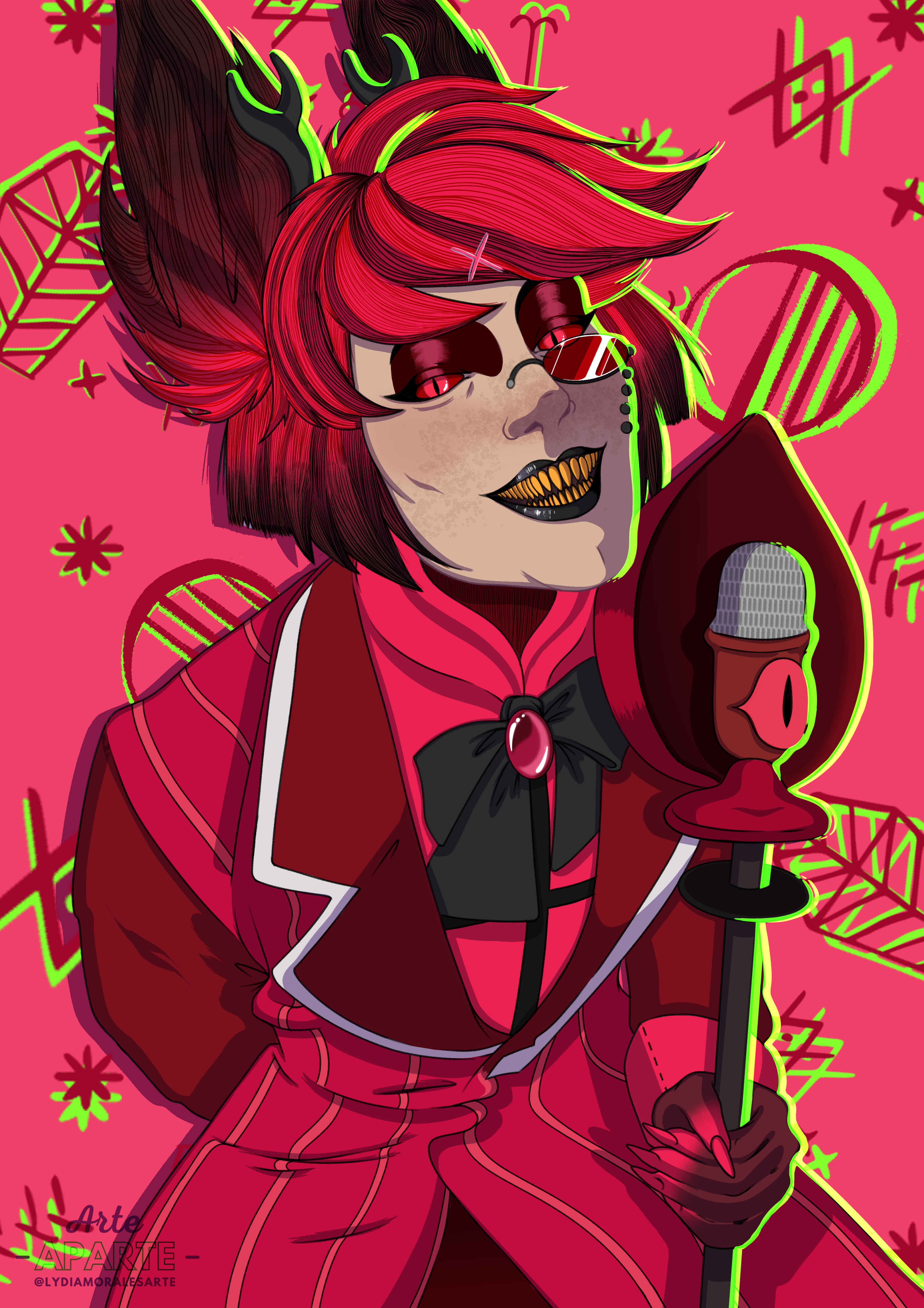 Lámina Alastor el demonio radiófonico 